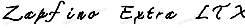 Zapfino Extra LTX W字体转换